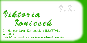 viktoria konicsek business card